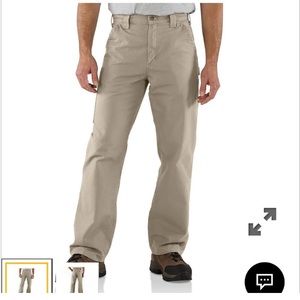 Men’s Carhartt pants-loose original fit canvas work dungarees 36x30